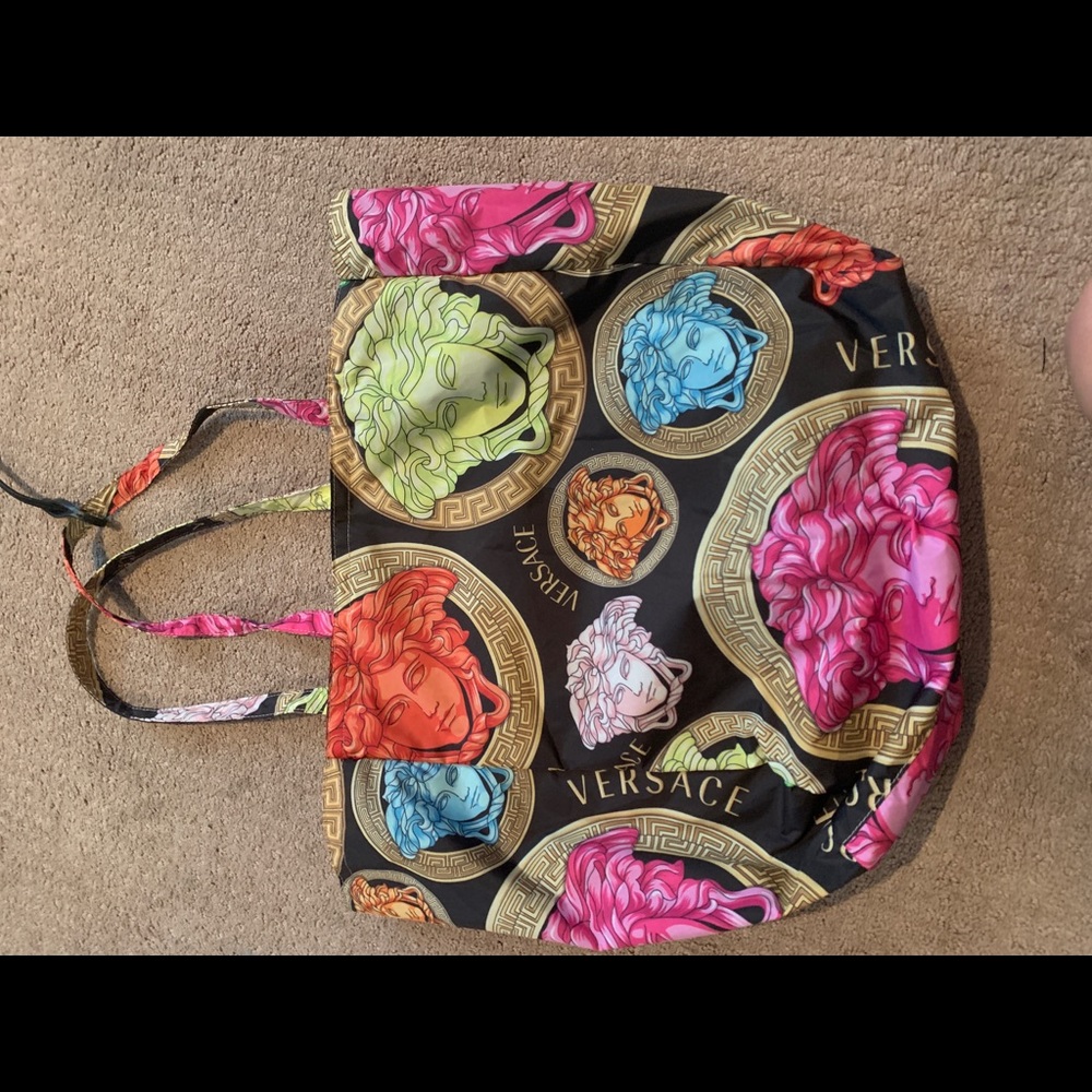 Versace Medusa Amplified Print Tote